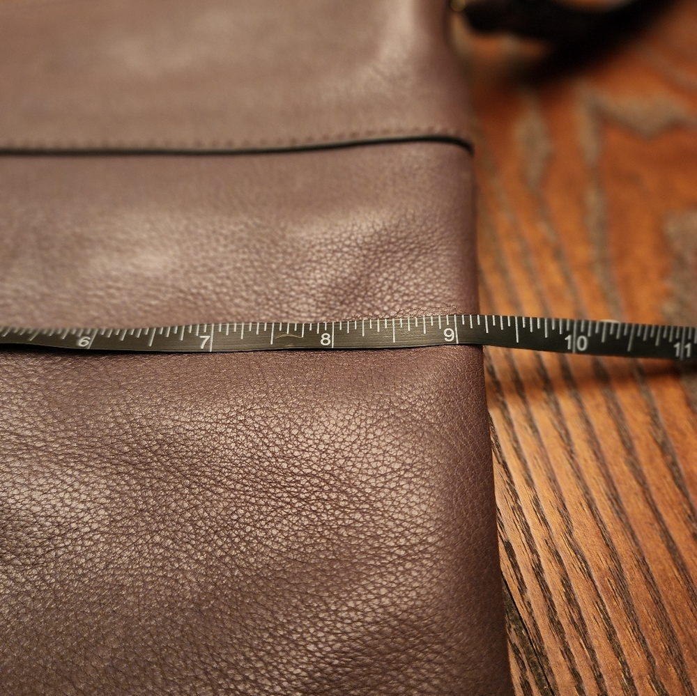 🔥 Vince Camuto Slate Grey Leather CrossBody Bag - Picture 9 of 10